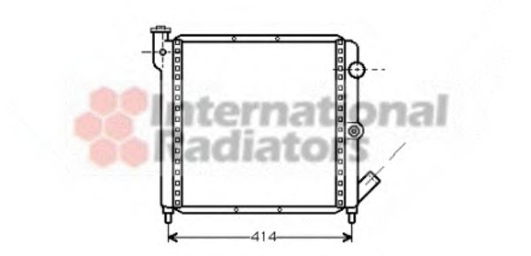VAN WEZEL 43002063 Радиатор, охлаждение двигателя для RENAULT 9 (Рено 9) VAN WEZEL 43002063 Радиатор, охлаждение двигателя для RENAULT 9 (Рено 9)