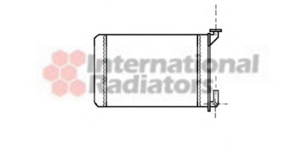 VAN WEZEL 43006028 Теплообменник, отопление салона для RENAULT MASTER I (Рено Мастэр и) VAN WEZEL 43006028 Теплообменник, отопление салона для RENAULT MASTER I (Рено Мастэр и)