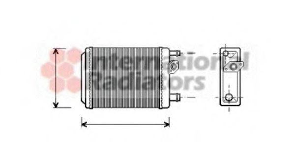VAN WEZEL 43006097 Теплообменник, отопление салона для RENAULT LE CAR (Рено Лэ cар) VAN WEZEL 43006097 Теплообменник, отопление салона для RENAULT LE CAR (Рено Лэ cар)