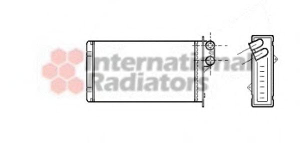 VAN WEZEL 43006161 Теплообменник, отопление салона для RENAULT SAFRANE (Рено Сафранэ) VAN WEZEL 43006161 Теплообменник, отопление салона для RENAULT SAFRANE (Рено Сафранэ)