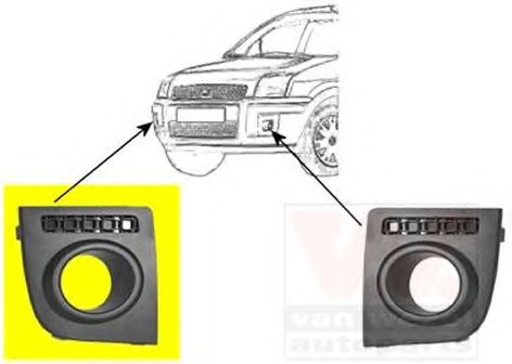 VAN WEZEL 1811594 Решетка вентилятора, буфер для FORD FUSION (Форд Фьюжн) VAN WEZEL 1811594 Решетка вентилятора, буфер для FORD FUSION (Форд Фьюжн)