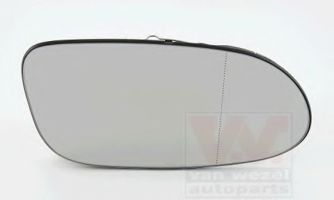 VAN WEZEL 3034838U Зеркальное стекло, наружное зеркало для MERCEDES-BENZ CLK (Мэрcэдэс-бэнз Слк)
