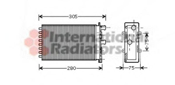 VAN WEZEL 58006239 Теплообменник, отопление салона для VOLKSWAGEN T4 MULTIVAN (Фольксваген Т4 мултиvан) VAN WEZEL 58006239 Теплообменник, отопление салона для VOLKSWAGEN T4 MULTIVAN (Фольксваген Т4 мултиvан)