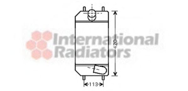 VAN WEZEL 02004179 Интеркулер 