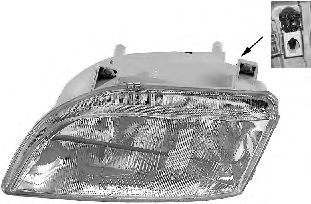 VAN WEZEL 4360986 Основная фара 