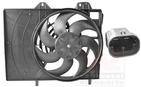 VAN WEZEL 4029748 Вентилятор, охлаждение двигателя для PEUGEOT 207 (Пежо 207) VAN WEZEL 4029748 Вентилятор, охлаждение двигателя для PEUGEOT 207 (Пежо 207)