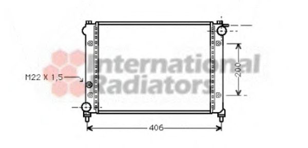 VAN WEZEL 49002004 Радиатор, охлаждение двигателя для SEAT (Сеат) VAN WEZEL 49002004 Радиатор, охлаждение двигателя для SEAT (Сеат)