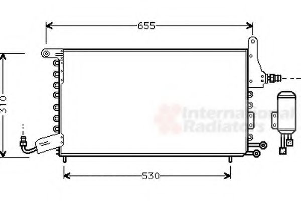 VAN WEZEL 49005026 Конденсатор, кондиционер для SEAT TOLEDO (Сеат Толэдо) VAN WEZEL 49005026 Конденсатор, кондиционер для SEAT TOLEDO (Сеат Толэдо)