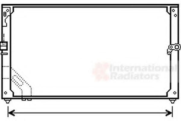 VAN WEZEL 53005166 Конденсатор, кондиционер для TOYOTA COROLLA (Тойота/тоета Cоролла) VAN WEZEL 53005166 Конденсатор, кондиционер для TOYOTA COROLLA (Тойота/тоета Cоролла)