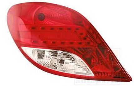 VAN WEZEL 4029933 Задний фонарь для PEUGEOT 207 (Пежо 207) VAN WEZEL 4029933 Задний фонарь для PEUGEOT 207 (Пежо 207)
