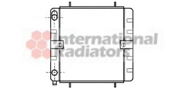 VAN WEZEL 58002032 Радиатор, охлаждение двигателя для VOLKSWAGEN LT 40-55 I (Фольксваген Лт 40-55 и) VAN WEZEL 58002032 Радиатор, охлаждение двигателя для VOLKSWAGEN LT 40-55 I (Фольксваген Лт 40-55 и)