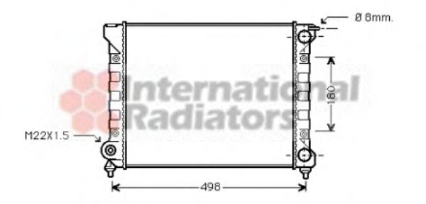 VAN WEZEL 58002040 Радиатор, охлаждение двигателя для VOLKSWAGEN (Фольксваген) VAN WEZEL 58002040 Радиатор, охлаждение двигателя для VOLKSWAGEN (Фольксваген)