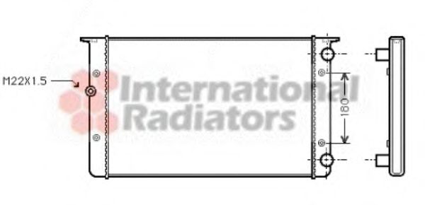 VAN WEZEL 58002105 Радиатор, охлаждение двигателя для VOLKSWAGEN CABRIO III (Фольксваген Cабрио 3) VAN WEZEL 58002105 Радиатор, охлаждение двигателя для VOLKSWAGEN CABRIO III (Фольксваген Cабрио 3)