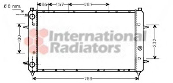 VAN WEZEL 58002114 Радиатор, охлаждение двигателя для VOLKSWAGEN T4 MULTIVAN (Фольксваген Т4 мултиvан) VAN WEZEL 58002114 Радиатор, охлаждение двигателя для VOLKSWAGEN T4 MULTIVAN (Фольксваген Т4 мултиvан)