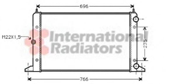 VAN WEZEL 58002134 Радиатор, охлаждение двигателя для VOLKSWAGEN SHARAN (Фольксваген Шаран) VAN WEZEL 58002134 Радиатор, охлаждение двигателя для VOLKSWAGEN SHARAN (Фольксваген Шаран)