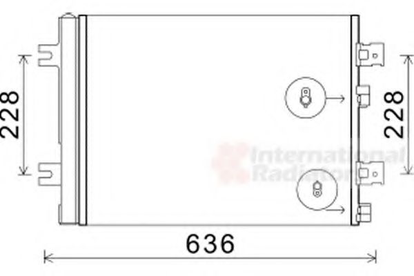 VAN WEZEL 43005467 Конденсатор, кондиционер для DACIA SANDERO (Дача Сандэро) VAN WEZEL 43005467 Конденсатор, кондиционер для DACIA SANDERO (Дача Сандэро)