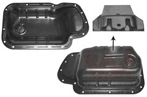 VAN WEZEL 0917070 Масляный поддон для PEUGEOT 207 PASSION (Пежо 207 пассион) VAN WEZEL 0917070 Масляный поддон для PEUGEOT 207 PASSION (Пежо 207 пассион)