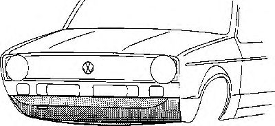 VAN WEZEL 5810168 Облицовка передка для VOLKSWAGEN GOLF (Фольксваген Голф) VAN WEZEL 5810168 Облицовка передка для VOLKSWAGEN GOLF (Фольксваген Голф)