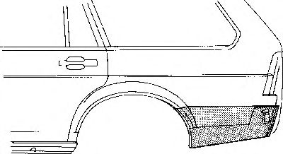 VAN WEZEL 5831133 Боковина для VOLKSWAGEN CORSAR (Фольксваген Cорсар) VAN WEZEL 5831133 Боковина для VOLKSWAGEN CORSAR (Фольксваген Cорсар)