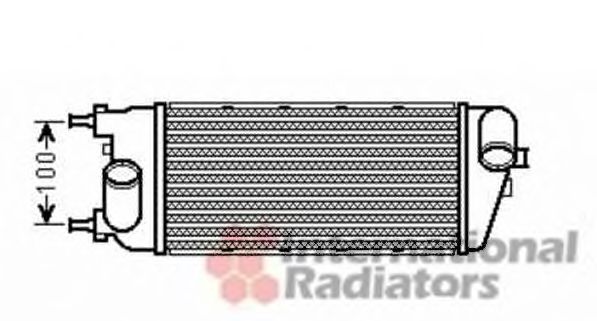VAN WEZEL 17004391 Интеркулер для FIAT 500 (Фиат 500) VAN WEZEL 17004391 Интеркулер для FIAT 500 (Фиат 500)