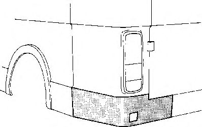 VAN WEZEL 5858131 Боковина для VOLKSWAGEN LT 40-55 I (Фольксваген Лт 40-55 и) VAN WEZEL 5858131 Боковина для VOLKSWAGEN LT 40-55 I (Фольксваген Лт 40-55 и)