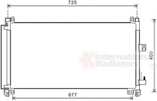 VAN WEZEL 09005273 Конденсатор, кондиционер для CITROëN (Cитроëн) VAN WEZEL 09005273 Конденсатор, кондиционер для CITROëN (Cитроëн)