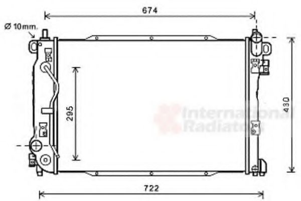 VAN WEZEL 81002133 Радиатор, охлаждение двигателя для CHEVROLET TOSCA (Шевроле Тосcа) VAN WEZEL 81002133 Радиатор, охлаждение двигателя для CHEVROLET TOSCA (Шевроле Тосcа)