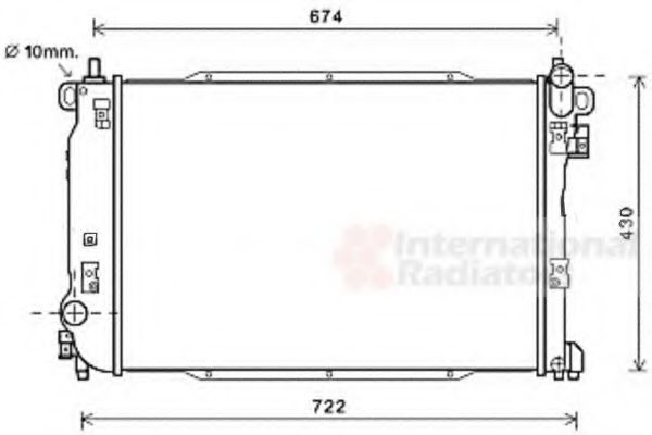 VAN WEZEL 81002134 Радиатор, охлаждение двигателя для CHEVROLET TOSCA (Шевроле Тосcа) VAN WEZEL 81002134 Радиатор, охлаждение двигателя для CHEVROLET TOSCA (Шевроле Тосcа)