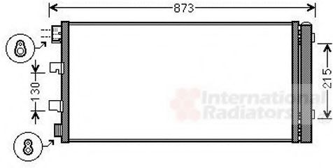 VAN WEZEL 43005475 Конденсатор, кондиционер для NISSAN (Ниссан) VAN WEZEL 43005475 Конденсатор, кондиционер для NISSAN (Ниссан)