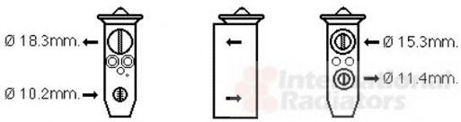 VAN WEZEL 13001357 Расширительный клапан, кондиционер для NISSAN FAIRLADY Z (Ниссан Фаирладъ з) VAN WEZEL 13001357 Расширительный клапан, кондиционер для NISSAN FAIRLADY Z (Ниссан Фаирладъ з)