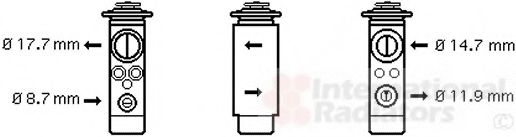 VAN WEZEL 37001580 Расширительный клапан, кондиционер для OPEL ZAFIRA B (Опель Зафира б) VAN WEZEL 37001580 Расширительный клапан, кондиционер для OPEL ZAFIRA B (Опель Зафира б)