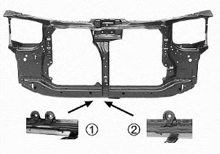 VAN WEZEL 0209668 Облицовка передка для ROVER 400 (Ровер 400) VAN WEZEL 0209668 Облицовка передка для ROVER 400 (Ровер 400)