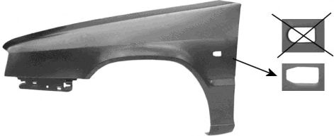 VAN WEZEL 0936655 Крыло для CITROËN ZX (CитроËн Зх) VAN WEZEL 0936655 Крыло для CITROËN ZX (CитроËн Зх)