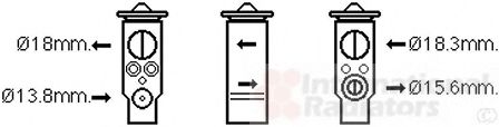VAN WEZEL 06001437 Расширительный клапан, кондиционер для BMW Z4 (Бмв Z4) VAN WEZEL 06001437 Расширительный клапан, кондиционер для BMW Z4 (Бмв Z4)