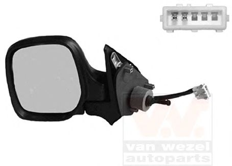 VAN WEZEL 0903813 Наружное зеркало для PEUGEOT PARTNER FURGON (Пежо Партнер фургон) VAN WEZEL 0903813 Наружное зеркало для PEUGEOT PARTNER FURGON (Пежо Партнер фургон)