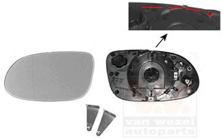 VAN WEZEL 3014837 Зеркальное стекло, наружное зеркало для MERCEDES-BENZ SLK (Мэрcэдэс-бэнз Слк) VAN WEZEL 3014837 Зеркальное стекло, наружное зеркало для MERCEDES-BENZ SLK (Мэрcэдэс-бэнз Слк)