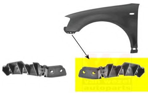 VAN WEZEL 0332567 Кронштейн, буфер для AUDI (Ауди) VAN WEZEL 0332567 Кронштейн, буфер для AUDI (Ауди)