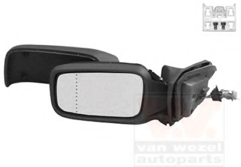 VAN WEZEL 5940803 Наружное зеркало для VOLVO V40 (Вольво V40) VAN WEZEL 5940803 Наружное зеркало для VOLVO V40 (Вольво V40)