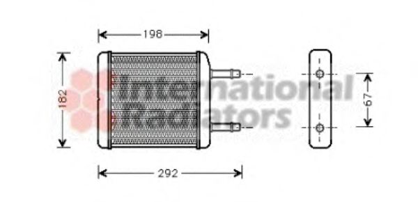 VAN WEZEL 81006024 Теплообменник, отопление салона для CHEVROLET SPARK (Шевроле Спарк) VAN WEZEL 81006024 Теплообменник, отопление салона для CHEVROLET SPARK (Шевроле Спарк)