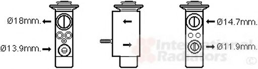 VAN WEZEL 06001441 Расширительный клапан, кондиционер для BMW X5 (Бмв Х5) VAN WEZEL 06001441 Расширительный клапан, кондиционер для BMW X5 (Бмв Х5)