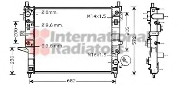 VAN WEZEL 30002271 Радиатор, охлаждение двигателя для MERCEDES-BENZ M-CLASS (Мэрcэдэс-бэнз М-cласс) VAN WEZEL 30002271 Радиатор, охлаждение двигателя для MERCEDES-BENZ M-CLASS (Мэрcэдэс-бэнз М-cласс)