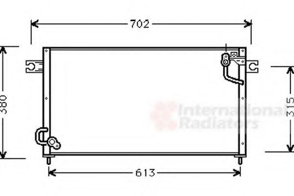VAN WEZEL 32005124 Конденсатор, кондиционер для MITSUBISHI PAJERO/SHOGUN (Митсубиши/митсубиси Пажэро/шогун) VAN WEZEL 32005124 Конденсатор, кондиционер для MITSUBISHI PAJERO/SHOGUN (Митсубиши/митсубиси Пажэро/шогун)