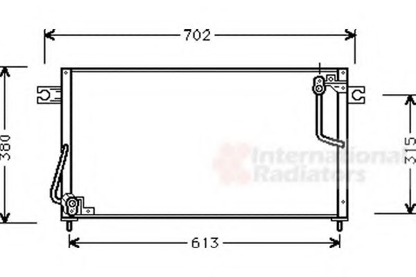 VAN WEZEL 32005146 Конденсатор, кондиционер для MITSUBISHI PAJERO/SHOGUN (Митсубиши/митсубиси Пажэро/шогун) VAN WEZEL 32005146 Конденсатор, кондиционер для MITSUBISHI PAJERO/SHOGUN (Митсубиши/митсубиси Пажэро/шогун)