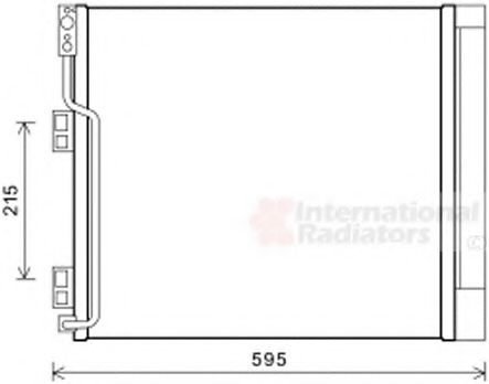 VAN WEZEL 13005355 Конденсатор, кондиционер для NISSAN (Ниссан) VAN WEZEL 13005355 Конденсатор, кондиционер для NISSAN (Ниссан)