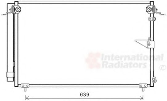 VAN WEZEL 53005654 Конденсатор, кондиционер для LEXUS LS (Лексус Лс) VAN WEZEL 53005654 Конденсатор, кондиционер для LEXUS LS (Лексус Лс)