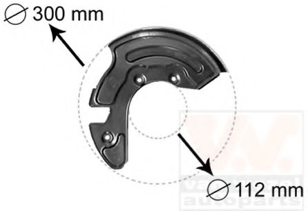 VAN WEZEL 0323371 Отражатель, диск тормозного механизма для VOLKSWAGEN (Фольксваген) VAN WEZEL 0323371 Отражатель, диск тормозного механизма для VOLKSWAGEN (Фольксваген)