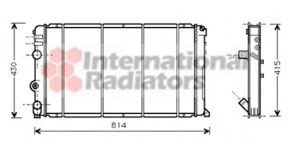 VAN WEZEL 43002263 Радиатор, охлаждение двигателя для OPEL (Опель) VAN WEZEL 43002263 Радиатор, охлаждение двигателя для OPEL (Опель)