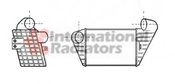 VAN WEZEL 49004034 Интеркулер для SEAT TOLEDO (Сеат Толэдо) VAN WEZEL 49004034 Интеркулер для SEAT TOLEDO (Сеат Толэдо)