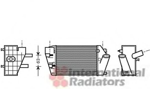 VAN WEZEL 03004187 Интеркулер 