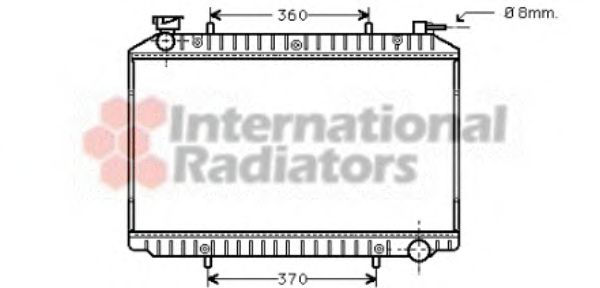 VAN WEZEL 13002206 Радиатор, охлаждение двигателя для NISSAN (Ниссан) VAN WEZEL 13002206 Радиатор, охлаждение двигателя для NISSAN (Ниссан)